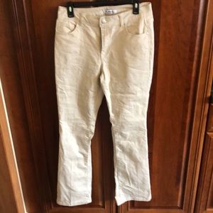 Tan boot cut jeans